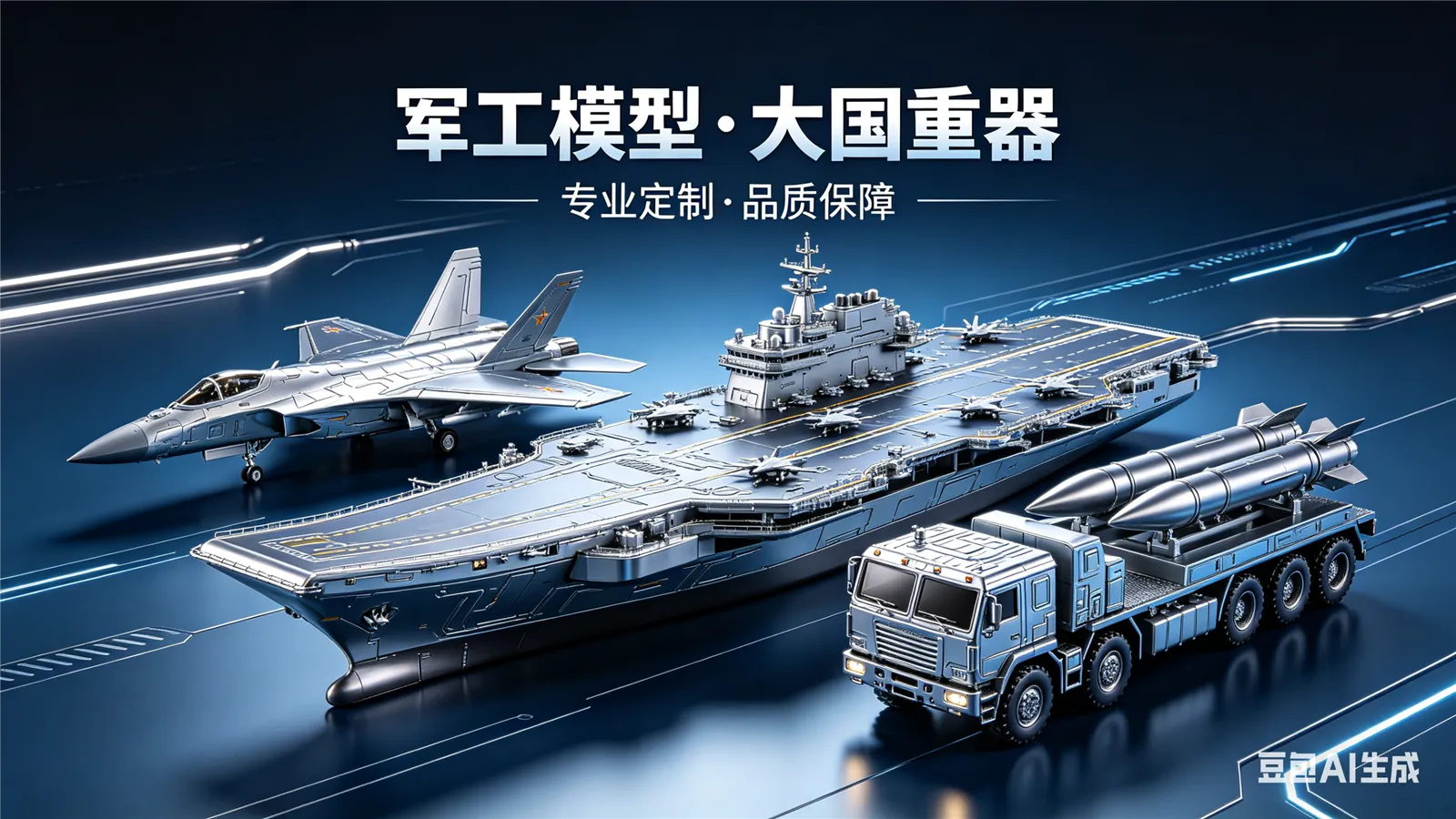 军工仿真模型展示 - 恒聚模型产品